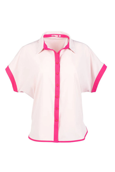 Pirdie Caddy Camp Womens Golf Shirt Dusty Rose