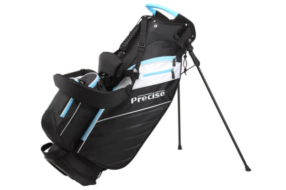 Precise AMG Womens Golf Stand Bag - Blue/Black