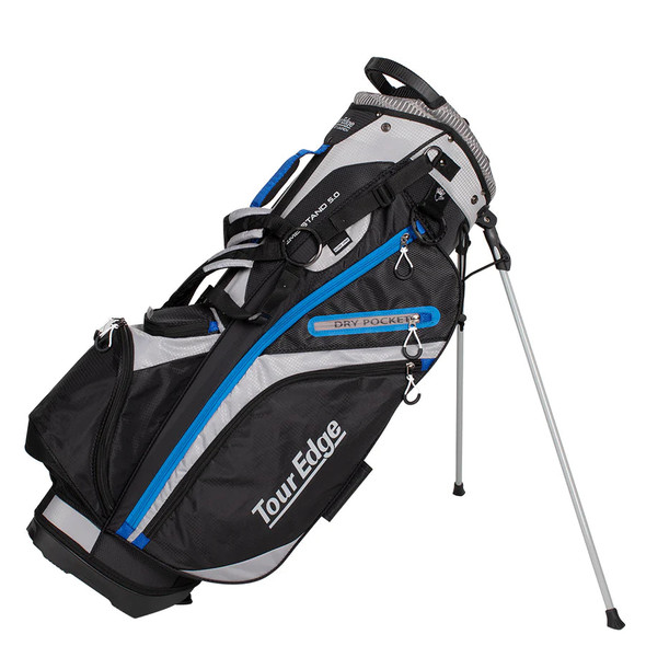 Tour Edge Hot Launch Extreme 5.0 Golf Stand Bag Black Blue Tour Edge Hot Launch Extreme 5.0 Golf Stand Bag Black Blue