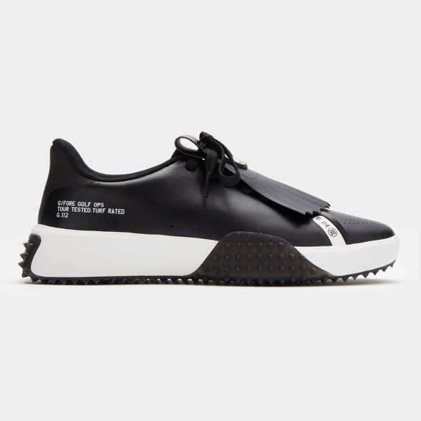 G/Fore G.112 PU Leather Kiltie Womens Golf Shoe - Onyx