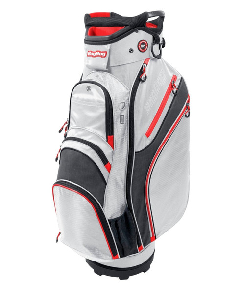 BagBoy Chiller Golf Cart Bag - White / Red BagBoy Chiller Golf Cart Bag - White / Red