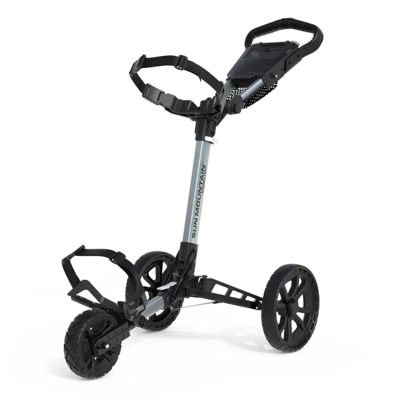 Sun Mountain Ridgeline 3 Golf Push Cart Silver Sun Mountain Ridgeline 3 Golf Push Cart Silver
