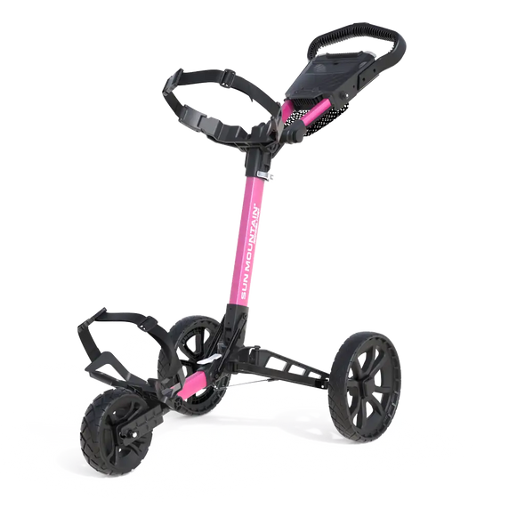 Sun Mountain Ridgeline 3 Golf Push Cart Pink Sun Mountain Ridgeline 3 Golf Push Cart Pink