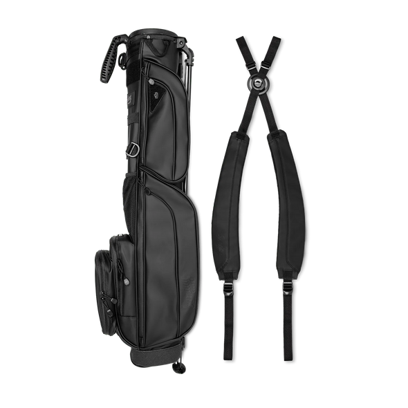 Sunday Golf Loma XL Stand Bag Black Leather