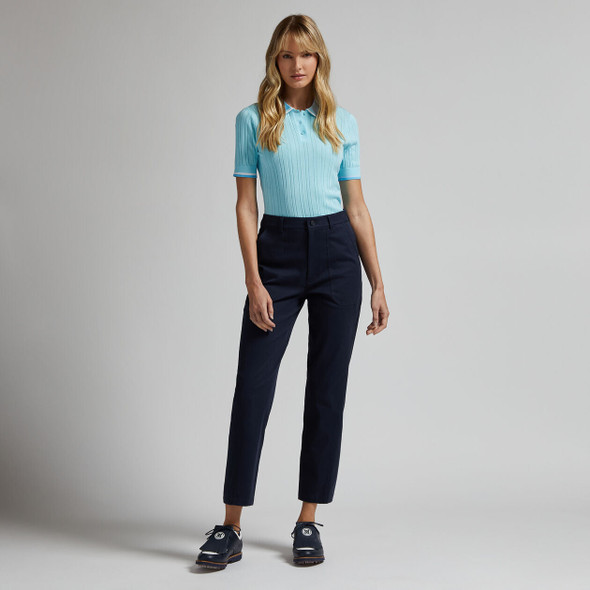 G/Fore Italian Cotton Twill High Raise Straight Tapered Womens Pants - Twilight G/Fore Italian Cotton Twill High Raise Straight Tapered Womens Pants - Twilight