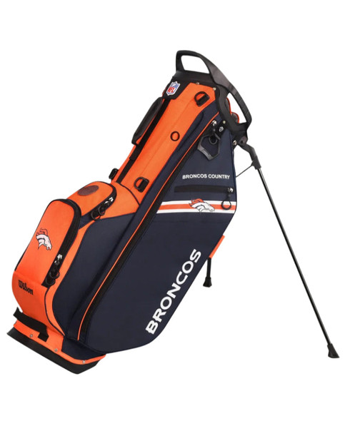 Wilson Denver Broncos NFL Stand Golf Bag Wilson Denver Broncos NFL Stand Golf Bag