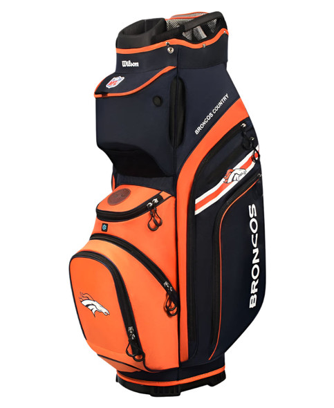 Wilson Denver Broncos NFL Cart Golf Bag Wilson Denver Broncos NFL Cart Golf Bag