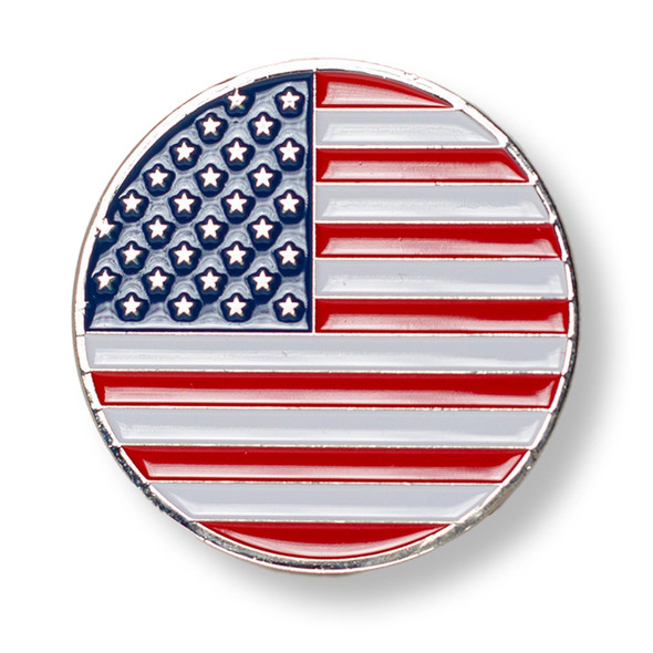 American Flag Golf Ball Marker American Flag Golf Ball Marker
