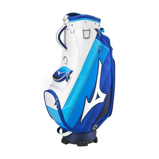 Mizuno Tour Staff Mid Golf Cart Bag - Blue/White
