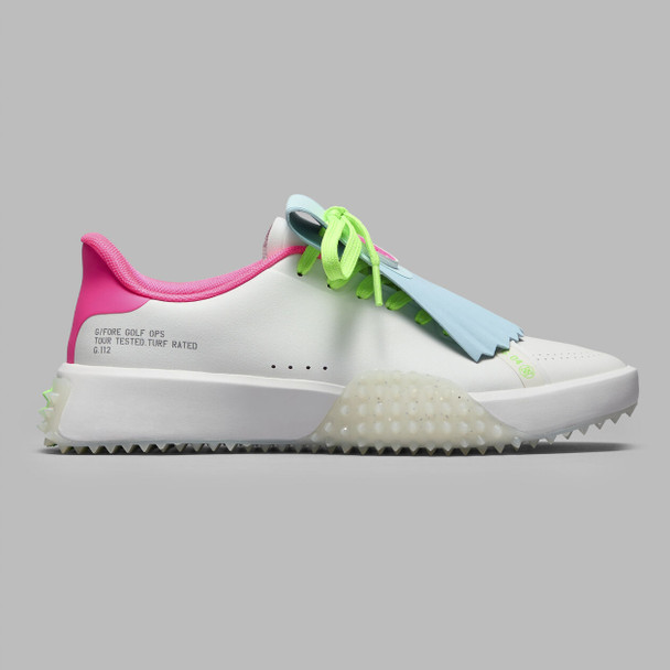 G/Fore G.112 Kiltie Womens Golf Shoe - Snow/Multi