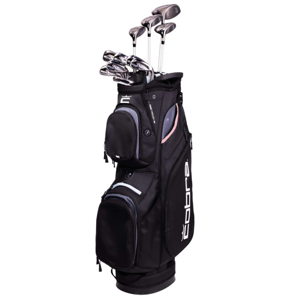 Cobra Air-X Womens 11 Club Complete Golf Set - Black/Pink