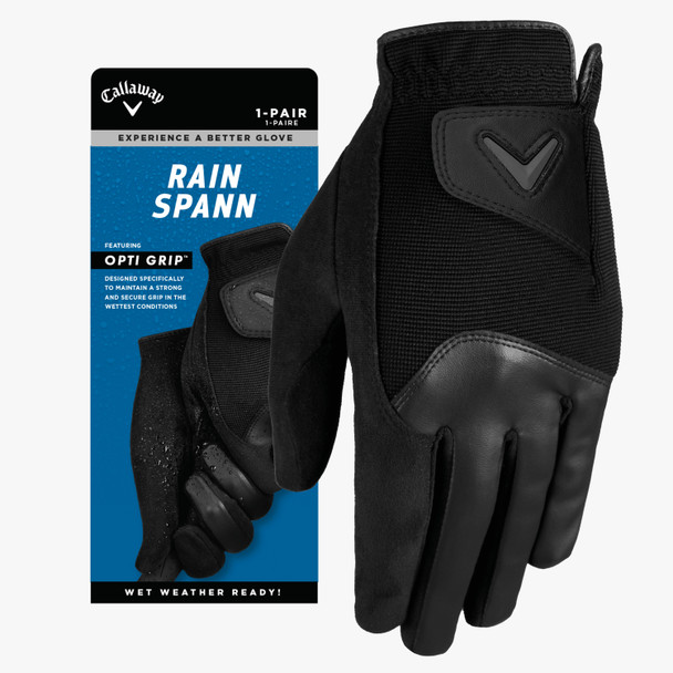 Callaway Rain Spann Mens Golf Gloves - Pair