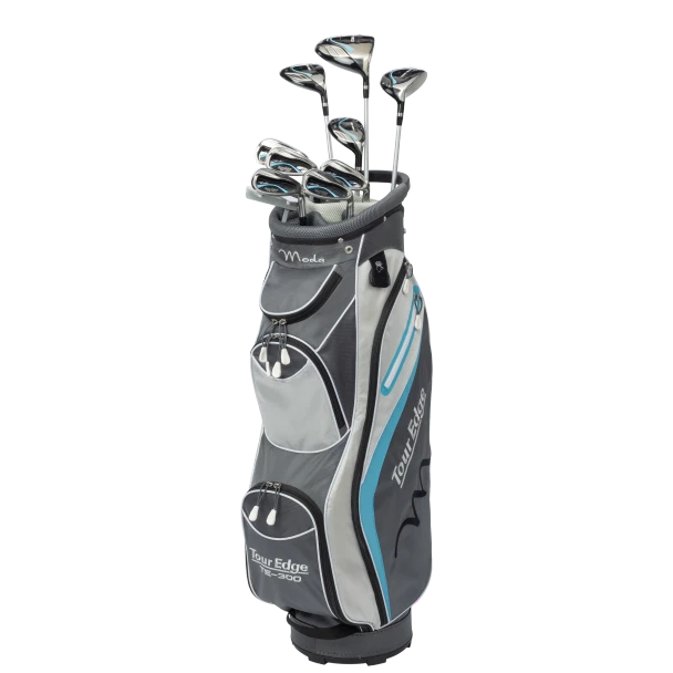 Tour Edge TE-300 Moda Womens 9 Club Complete Set Aqua