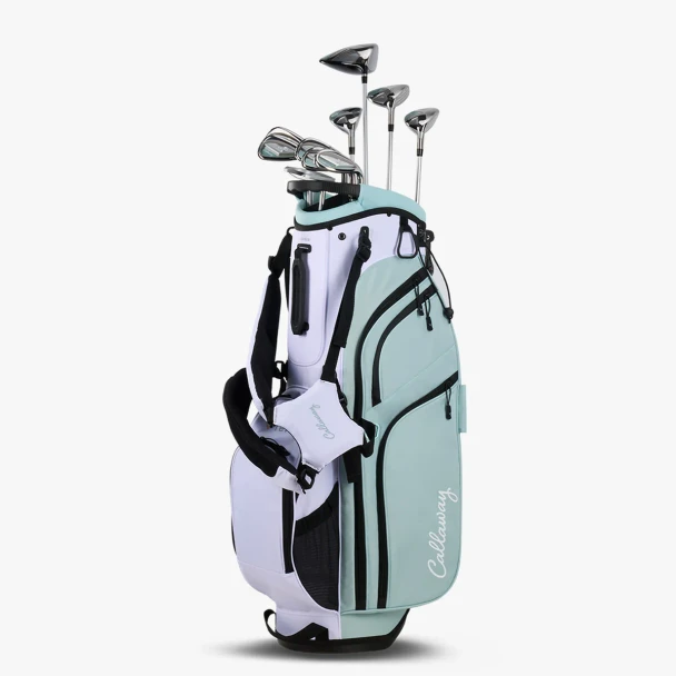 Callaway Reva '26 10 Club Womens Golf Set Peach/Surf - Cart Bag