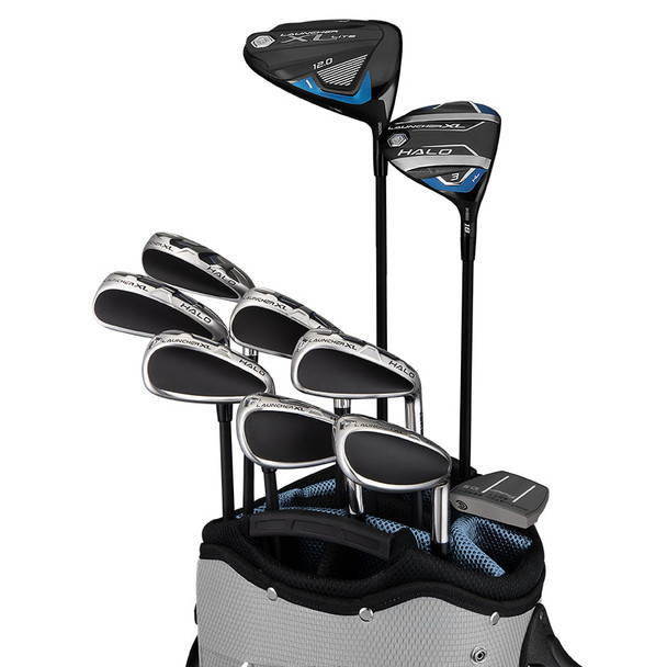Cleveland Launcher XL HALO 10 Club Womens Complete Golf Club Set Blue