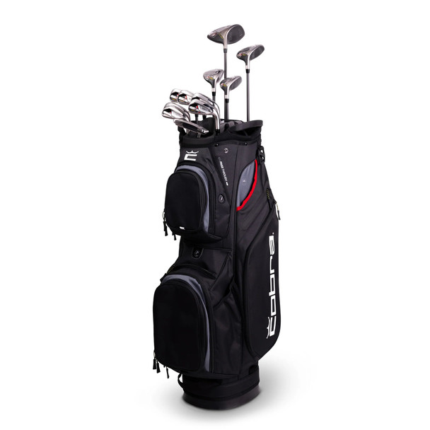 Cobra Air-X Complete 10 Clubs Mens Golf Set - Black/Red Cobra Air-X Complete 10 Clubs Mens Golf Set - Black/Red