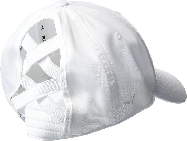 Puma Ponytail P Cap White Back
