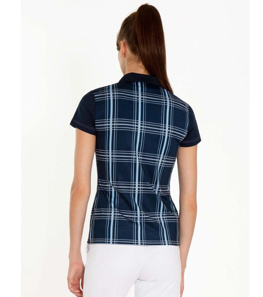 Inphorm Academy Collared V-Neck Shirt Back Inphorm Academy Collared V-Neck Shirt Back