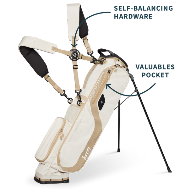 Sunday Golf El Camino Golf Stand Bag Cobalt Blue (Bag Height 34") Sunday Golf El Camino Golf Stand Bag Cobalt Blue (Bag Height 34")