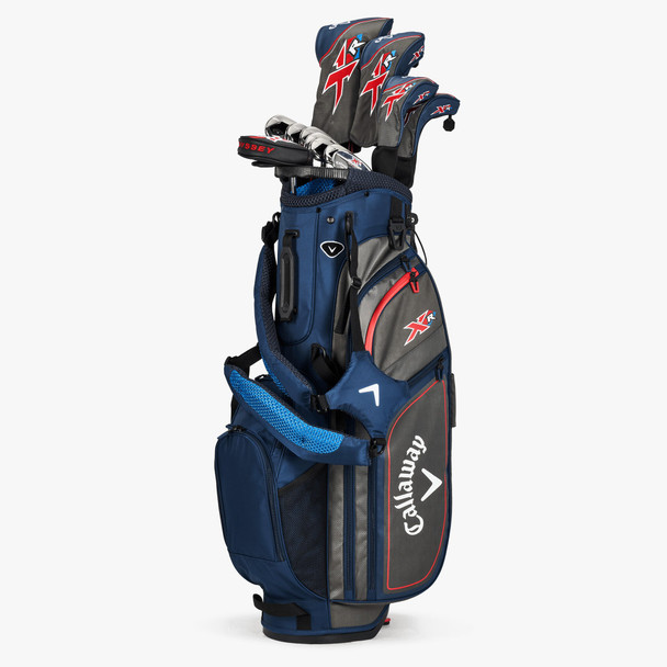 Callaway XR 13-Piece Complete Mens Tall +1" Golf Set Navy/Grey