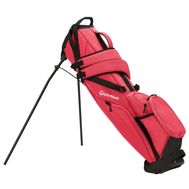 送料無料/新品未使用展示品　TaylorMade ピンクRED ゴルフバッグ TaylorMade Flextech Golf Stand Bag Pink