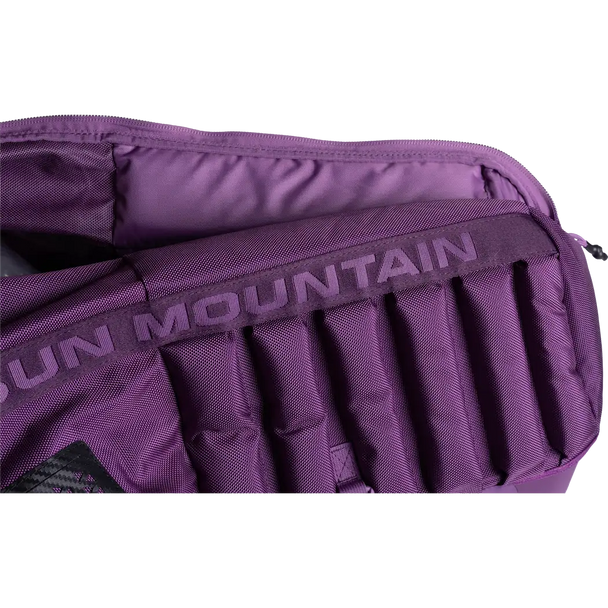 Sun Mountain Kube Golf Club Travel Cover Plum Detail Sun Mountain Kube Golf Club Travel Cover Plum Detail