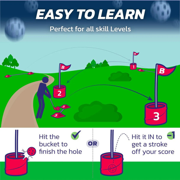 BucketGolf 3 Hole Course Game BucketGolf 3 Hole Course Game