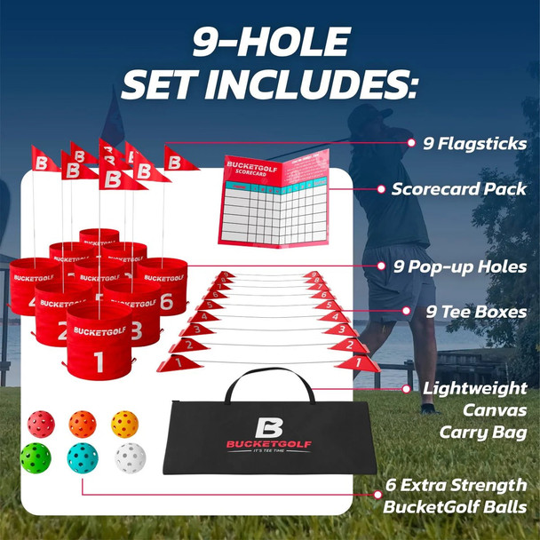 BucketGolf Pro 9 Hole Course Game BucketGolf Pro 9 Hole Course Game