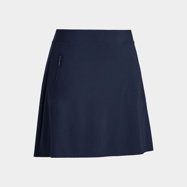 G/Fore Silky Tech Nylon A-Line Womens Golf Skort Navy Blue G/Fore Silky Tech Nylon A-Line Womens Golf Skort Navy Blue