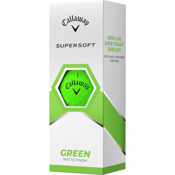 Callaway Supersoft Golf Balls Green - One Dozen Callaway Supersoft Golf Balls Green - One Dozen