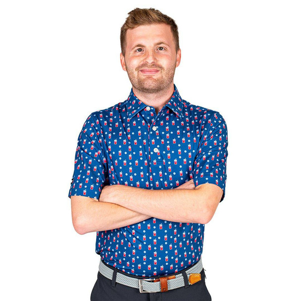 2Putt Transfusion Mens Golf Polo 2Putt Transfusion Mens Golf Polo