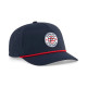 Puma Pars & Stripes Rope Tech Hat - Navy, Red, White