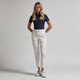 G/Fore Stretch Performance Twill Mid Raise Womens Straight Trouser - Chalk White G/Fore Stretch Performance Twill Mid Raise Womens Straight Trouser - Chalk White