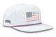 American Golf Flag Rope Hat White American Golf Flag Rope Hat White