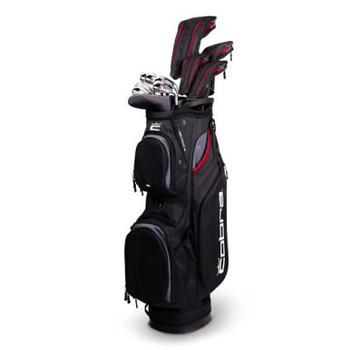Cobra Air-X Complete 10 Clubs Mens Golf Set - Black/Red