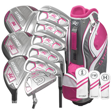 開運飛天◎ロングイファミリー✦トロレアイト＆ピンクオパール3体セット Ray Cook Gyro Womens Complete Golf Set Pink