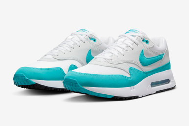NIKE AIR MAX 1 '86 OG G（white-blue） Nike Air Max 1 '86 OG G Unisex Golf Shoes Teal