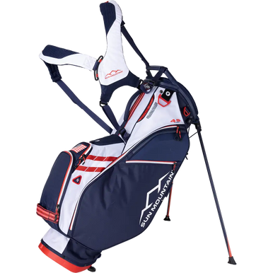 Sun Mountain 2024 4.5 LS 14-Way Stand Bag Navy/White/Red USA