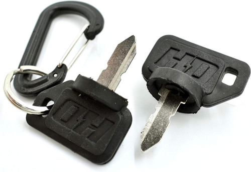 Premium Ignition Starter Key Set Replaces Kubota 66101-55200 - Umbrella Key Design (2 Pack)