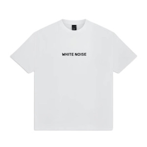 White Noise Basic Logo T-Shirt - 100 White - Escape Menswear