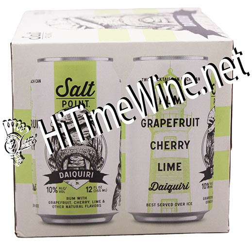 SALT POINT DAIQUIRI CANNED COCKTAIL10% ABV, 4 PACK 12oz CANS