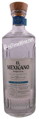 EL MEXICANO BLANCO 750ML NOM 1588 ARANDAS 100% DE AGAVE AZUL TEQUILA THIRD  GENERATION FAMILY OWNED