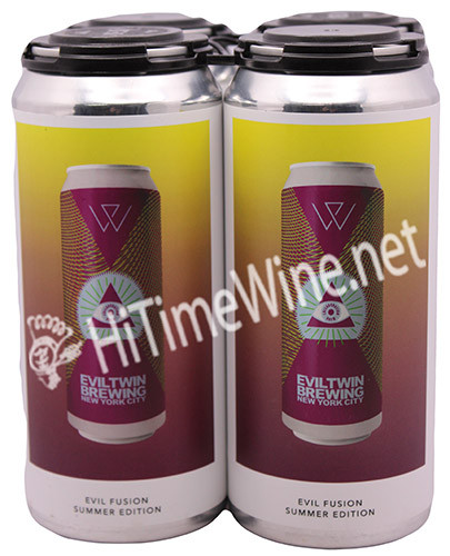 EVIL TWIN BREWING NYC, EVIL FUSION SOUR ALE ALE W/RASPBERRY, LEMON