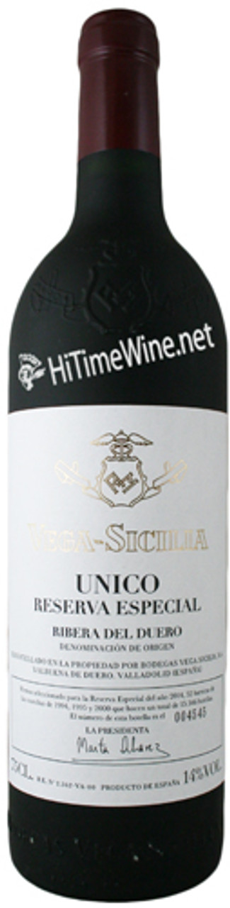 VEGA SICILIA ESPECIAL UNICO RESERVA 08+10+11