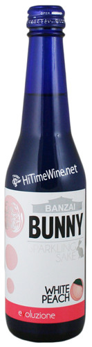 BANZAI BUNNY SPARKL PEACH 300M CARBONATED SAKE WITH NATURAL PEACH