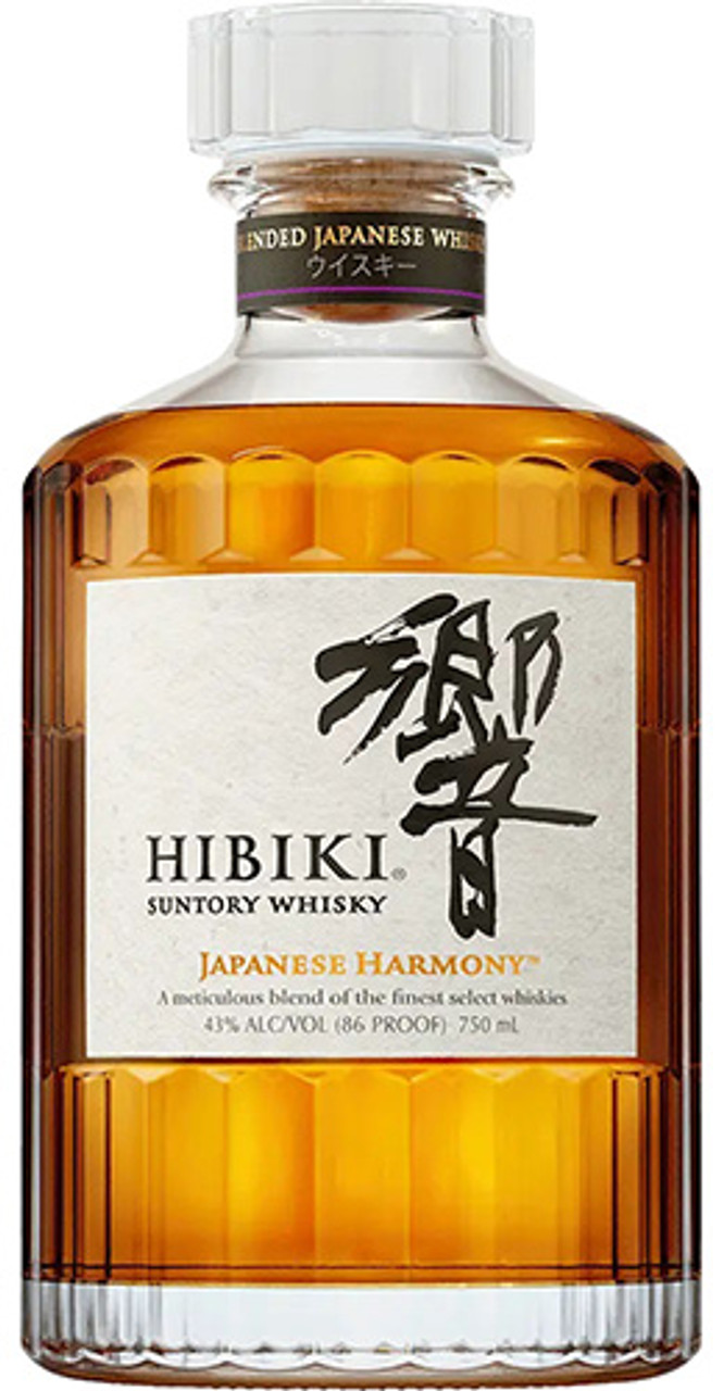 SUNTORY HIBIKI HARMONY 43% 750ML BLENDED JAPANESE