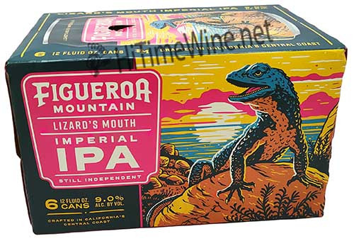 FIGUEROA MOUNTAIN BREW COMPANY, LIZARDS MOUTH IMPERIAL IPA 9% ABV