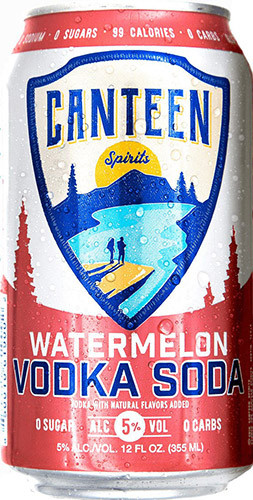 CANTEEN VODKA WATERMELON 4PK 12OZ