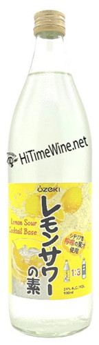 OZEKI LEMON SOUR COCKTAIL BASE SHOCHU 24% 900ML JAPAN