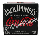 picture of JACK DANIEL\'S COLA COCKTAIL 4 PACK 12 OUNCE CANS